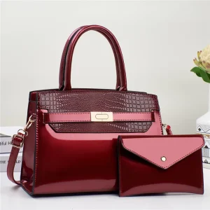 1 Set Luxury Bag Latest Design Women Shoulder Bag Fashion Trendy Purses and Handbags Set 2 in 1 Sacs Main