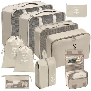 10 in 1 Travel Essential Kit Luggage Travel Bags Set Traveling Bags Luggage Set