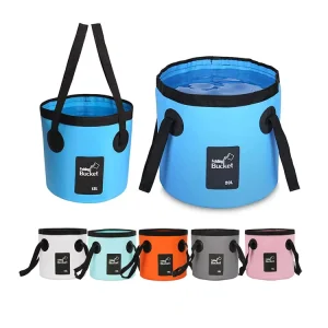 12L 20L 500D PVC Durable Reusable Waterproof Zipper Closure Casual Classic Foldable Outdoor Portable Large Capacity Bucket Foot
