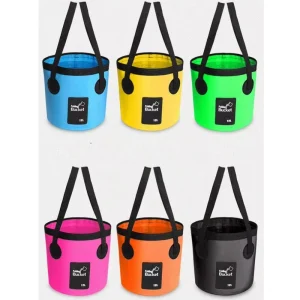 12L 20L Waterproof Water Bags Fishing Folding Bucket Portable Bucket Water Container Storage Carrier Bag Travel Car Wash Bucket