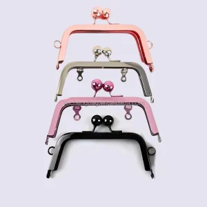 14cm High-grade Trapezoidal Non-porous Bead Head Bag Handle Handbag Sewing Accessories Wallet Frame