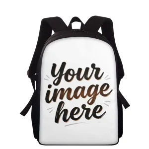 15 Inch Laptop Backpack Waterproof Polyester Durable Lightweight School Bag with Side Pockets for Kids Teens Students