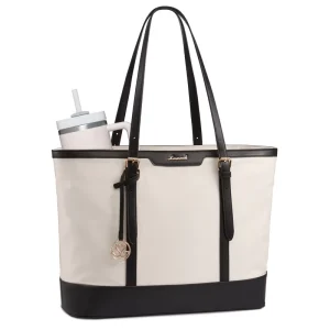 15.6 Inch Laptop Bags for Women Teacher Lightweight Shoulder Hand Bag Stylish Ladies Totes Bag for School Travel Gym