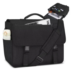 15.6 Inch Laptop Briefcases Water resistant Computer Messenger Bag for Work
