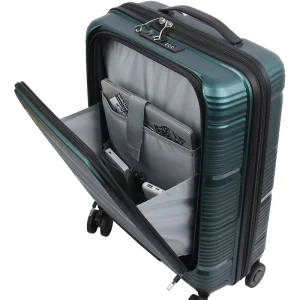 20 Inch Luggage with Front Laptop Pocket Luggage Bag for Women and Men Business or Travel