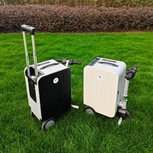 20-Inch Smart Cycling Travel Mobile Suitcase Portable USB Charging Port Business Home Use Aluminium Frame Closure