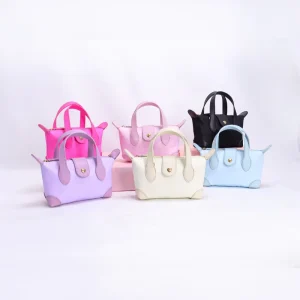 6Colors Detachable Adjustable Strap Kids Women Travel Purse Zipper Pouch Waterproof Nylon Crossbody Sling Bag Mini Tote Handbag