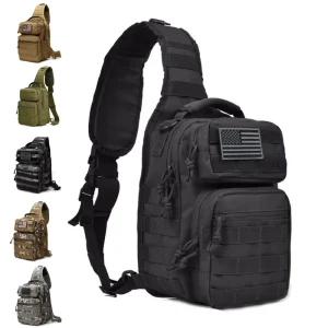 900D Waterproof Molle Assault Range Tactical Hiking Traveling Tactical Chest Bag Shoulder Sling Backpack