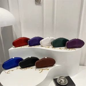 Acrylic Bag Chain Luxury Clutch Ladies Evening Handbags Women Dinner Purse Fashion Small Ladies Metal Clutch Bag