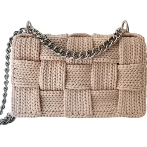 All Match Fashion High Standard Ladies Chain Bag Handbag Hand Woven Bag