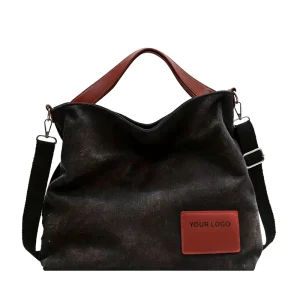 All Match Satchel ToteBag High Quality Large Capacity Canvas Shoulder Bag with Trendy Crossbody Design Lady Style