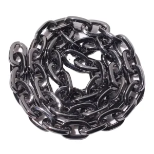 Aluminium Material Bags Shoulder Chains Decoration Gunmetal Long Chain for Wallet Accessory