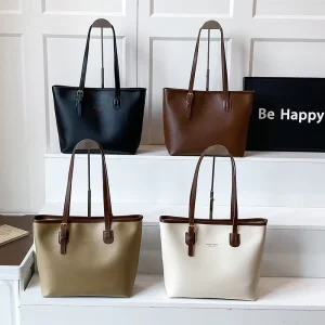 Autumn New PU Bag for Women Fashion Shoulder Bag Large Capacity Tote Bag Sac
