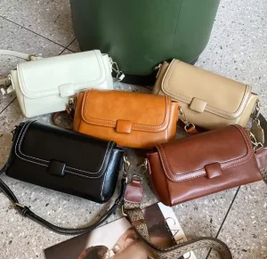 Bag Women’s Satchel New Fashion Small Bag With a Solid Color Shoulder Bag