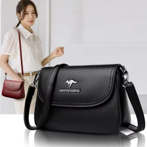 Bags Women Shoulder Square Handbags Ladies Crossbody Tote Sling Bag Leather PU Single Bag