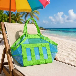 Beach Bag Clear Art Deco Personalised Natural Customized Bags Transparent Customised Vacation Designer Beach Bag