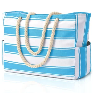 Beach Bags for Women Large Waterproof Beach Tote Bag Zipper Beach Bags Waterproof Sandproof