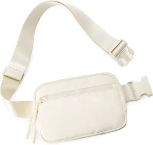 Belt Bag for Women and Men Unisex Fanny Pack Crossbody Waterproof Nylon Zipper Closure Eco friendly Fashion Design