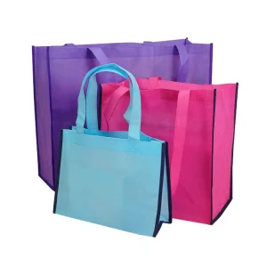 Bi-colored Reusable Non Woven Bag