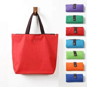 Big Large Printing Logo Supermarket Oxford Fabric Shopping Bag Tote Grocery Bags Foldable Reusable Bag for Women