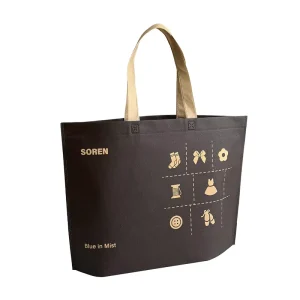 Big Nonwoven Bag Large Capacity Foldable Market Storage Tote High Quality Breathable Fabric Bag for Bulk Items