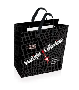 Biodegradable Kraft Paper Shopping Bags With Logo Artwork Printings