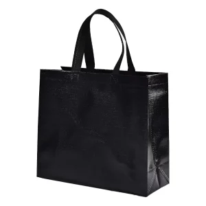 Blank Foldable Eco friendly Large Capacity Plain Durable Custom Logo Printable Non Woven Tote Bag With Sturdy Handles