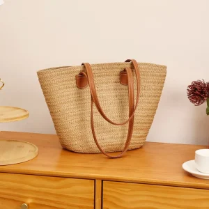 Bohemian Style Straw Bags Summer Beach Bag Large Capacity Tote Bags Custom Women Shoulder Bags Products Young Lady Bag
