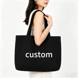 Bolsa De Algodon Customizable Size Solid Color Cotton Tote Bag Custom Cotton Tote Bag Cotton Shoulder Bag Plain Cotton Bag