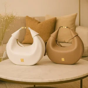 Bolsos De Mujer Vegan Leather Cloud Pouch Bag Women Clutch Purse Dumpling Pouch Bag Soft Vintage Hobo Shoulder Handbag with Zip
