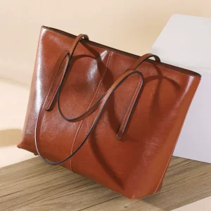 Borse Donna Bolsos Tote Bag for Women Large Capacity PU Shoulder Crossbody Satchel Zipper Closure Floating Fish Shadow Design