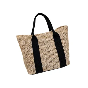 Bridesmaid Braided Straw Blank Tote Bag Bachelorette Bridal Party Favors Personalized Bridesmaid Bag Jute Burlap Beach Bag