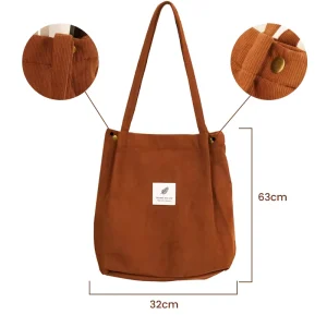 Brown Medium Daily Non woven Folding Handled Shopping Paper Bag Canvas Bag for Shopping