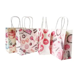 Bulk Black Small Luxury Shopping Bag Personalized Beautiful Fancy Shopping Paper Bags Custom Print
