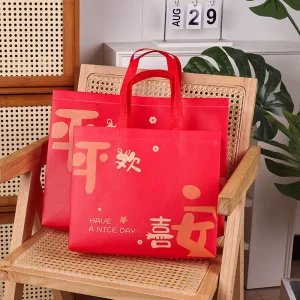 Bulk Eco Friendly Customized Non Woven Shopping Bags Reusable PP Tote Bag for Promotional Gifts Business