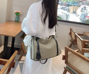 Bulk Leather Bags MOQ 100 Casual Shoulder Satchel Unbranded Premium Genuine Cowhide Boutique Sourcing Slouchy Tote