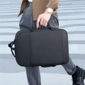 Business Oxford Waterproof Zipper Student Laptop Backpack with USB Custom Large Capacity Eco Friendly Travel Bag