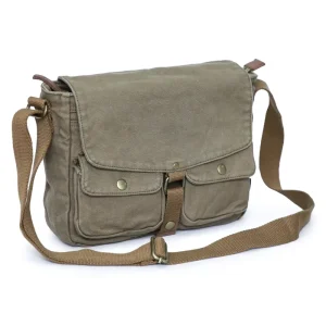 Canvas Messenger Bag Durable Travel Bag for School