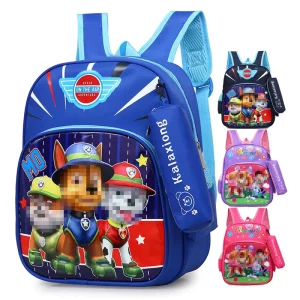 Cartoon Cute Print Kids School Backpack Bag Wear resistant Breathable Light reducing Cartoon Primary School Back Bags
