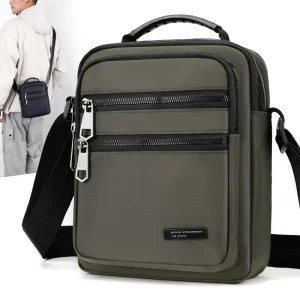 Casual Fashion Shoulder Messenger Bag Waterproof Nylon with Letter Decoration