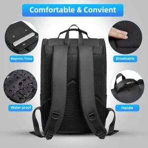 Casual Large Capacity Men’s Backpack for Travel Lightweight Laptop Bag College Student Schoolbag