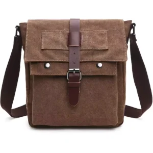 Casual Summer Canvas Messenger Satchel Bag Custom Logo Cross Body Daypack Letter Decoration Fashionable Travel Bag