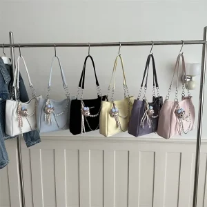 Casual Tote Bag With Purse Women Handbags Retro Leather Shoulder Bags for Ladies Vintage Big Capacity Crossbody Hand Bag