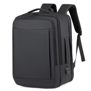 Casual Unisex Large Capacity Travel Bag Multi Pocket Solid Color Backpack Fashionable and Lightweight Outdoor Laptop Backpack
