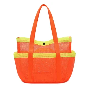 Children’s Fashionable Personalized Polyester Mesh Beach Bag Storage & Swimming Accessories DIY Design for Beach Vacation