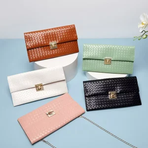 Christmas New Women’s Clutch Bag Cross Border Dining Bag Polyester Fac Ladies Temperament Shoulder Bag