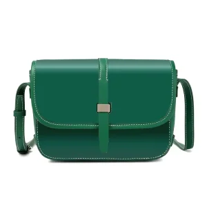 Classic Unisex Designer Inspired Fashion Saddle Bag Elegant Small Square Crossbody Purse Y Shaped Stitching Detail PU Autumn