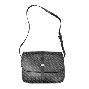 Classic Unisex Saddle Bag Small Square Crossbody Purse Y Shaped Stitching Detail Canvas for Summer