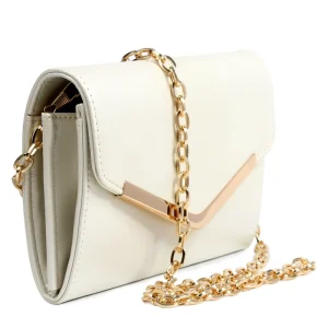 Clutch Purse Evening Bag for Women Envelope Handbag With Detachable Chain for Wedding and Party Shoulder Bag Women