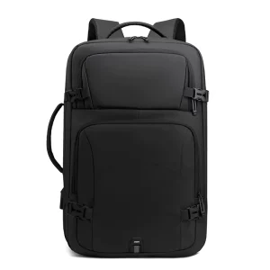 Computer Laptop Backpack Bag New Multi pocket USB Charging Port College School Business Black Waterproof Bag Polyester